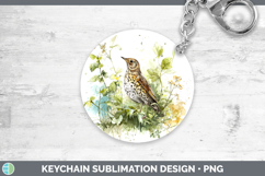 GorgeousBirds 02 Sketch Keychain design.