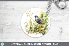 GorgeousBirds 02 Sketch Keychain design.