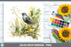 GorgeousBirds 02 Sketch Paper Backgrounds design.