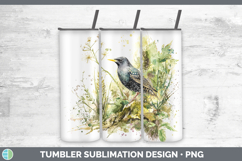 GorgeousBirds 02 Sketch Tumbler design.