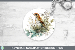 GorgeousBirds 02 Sketch Keychain design.