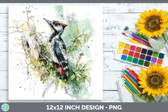 GorgeousBirds 02 Sketch Paper Backgrounds design.