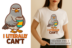 13 Sarcastic Quotes Bundle Clipart | Funny Animals PNG Product Image 4