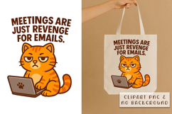 13 Sarcastic Quotes Bundle Clipart | Funny Animals PNG Product Image 6