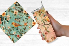 Birds And Flower Digital Paper Bundle Product Image 5