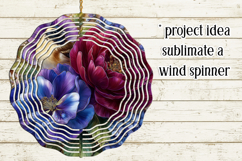 Birds &amp; Flowers Round Design, 10x10 Round Sublimation, d27 Product Image 3