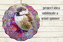 Birds &amp; Flowers Round Design, 10x10 Round Sublimation, d28 Product Image 3