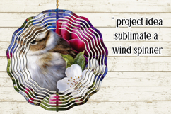 Birds &amp; Flowers Round Design, 10x10 Round Sublimation, d29 Product Image 3