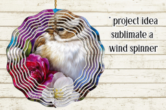 Birds &amp; Flowers Round Design, 10x10 Round Sublimation, d30 Product Image 3