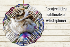 Birds &amp; Flowers Round Design, 10x10 Round Sublimation, d31 Product Image 3