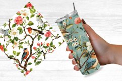 Birds And Flower Digital Paper Bundle Product Image 5