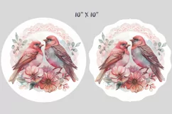 Birds Wind Spinner, Door Hanger Png, Keychain Png, Car Coaster