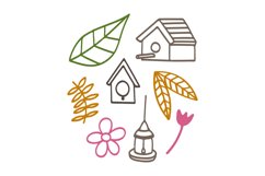 Birds Elements SVG Cut File Product Image 1