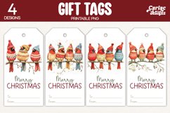 birds gift tags