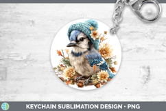 GorgeousBirds Knit Hat Keychain design.