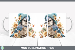 GorgeousBirds Knit Hat Mug Wrap design.