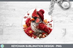 GorgeousBirds Knit Hat Keychain design.