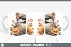 GorgeousBirds Knit Hat Mug Wrap design.