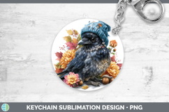 GorgeousBirds Knit Hat Keychain design.