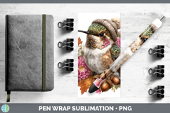 GorgeousBirds Knit Hat Pen Wrap design.