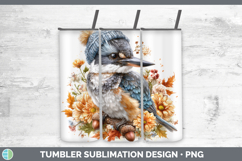 GorgeousBirds Knit Hat Tumbler design.