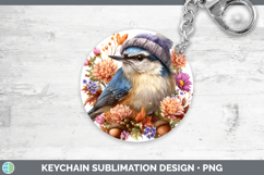 GorgeousBirds Knit Hat Keychain design.