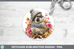 GorgeousBirds Knit Hat Keychain design.