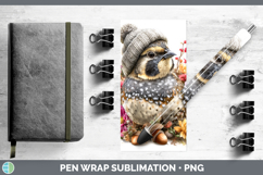 GorgeousBirds Knit Hat Pen Wrap design.