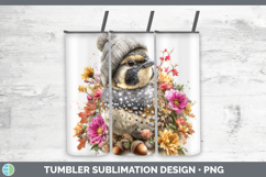 GorgeousBirds Knit Hat Tumbler design.