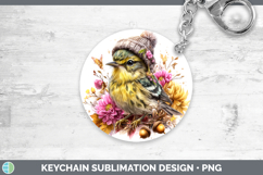 GorgeousBirds Knit Hat Keychain design.