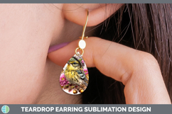 GorgeousBirds Knit Hat Teardrop Earrings design.