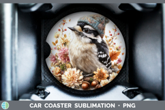 GorgeousBirds Knit Hat Car Coaster design.