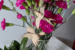 Birds - laser cut file, 3d laser design Hunging birds SVG Product Image 6