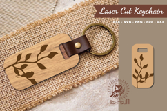 Birds Laser Cut Keychain SVG Product Image 1