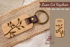 Birds Laser Cut Keychain SVG Product Image 1