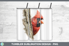 GorgeousBirds Tree Peek Tumbler design.