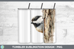 GorgeousBirds Tree Peek Tumbler design.