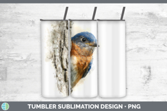 GorgeousBirds Tree Peek Tumbler design.