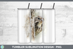 GorgeousBirds Tree Peek Tumbler design.