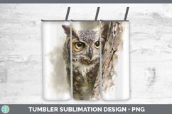 GorgeousBirds Tree Peek Tumbler design.