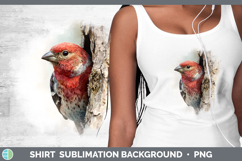 GorgeousBirds Tree Peek Shirt design.