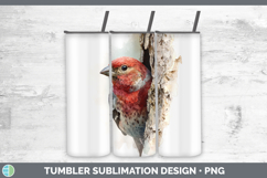 GorgeousBirds Tree Peek Tumbler design.