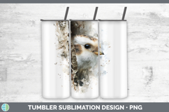 GorgeousBirds Tree Peek Tumbler design.