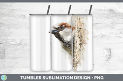 GorgeousBirds Tree Peek Tumbler design.