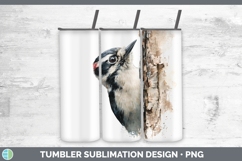GorgeousBirds Tree Peek Tumbler design.