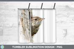 GorgeousBirds Tree Peek Tumbler design.