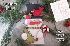 Birds Of A Feather Snowman Laser SVG Product Image 1