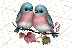 Birdsong Letters Clipart, Printable Love Letter PNG Product Image 2
