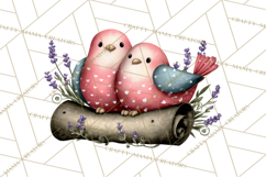 Birdsong Letters Clipart, Printable Love Letter PNG Product Image 4