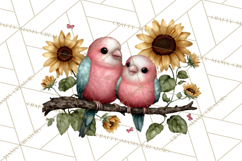 Birdsong Letters Clipart, Printable Love Letter PNG Product Image 5